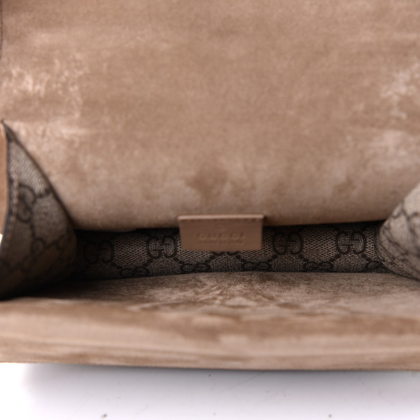 GG Supreme Monogram Mini Dionysus Shoulder Bag Taupe