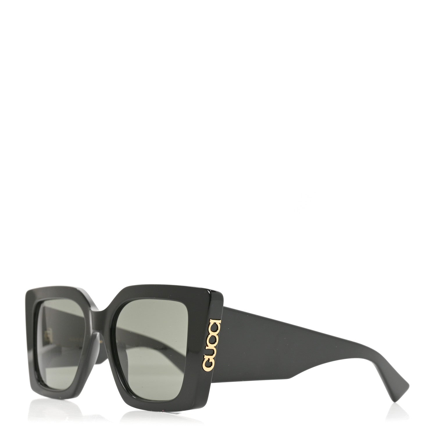 Gucci Acetate Square Frame Sunglasses GG2039S Black 1 of 7