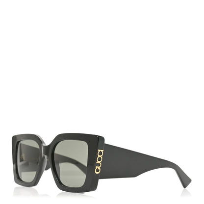 Gucci Acetate Square Frame Sunglasses GG2039S Black 1 of 7