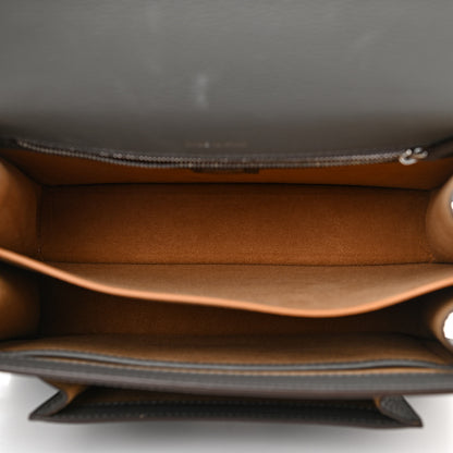 MCM Grained Calfskin Medium Patricia Park Avenue Satchel Grey 4 of 9