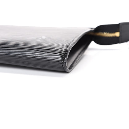 Louis Vuitton Epi Pochette Accessories 24 Black 9 of 11