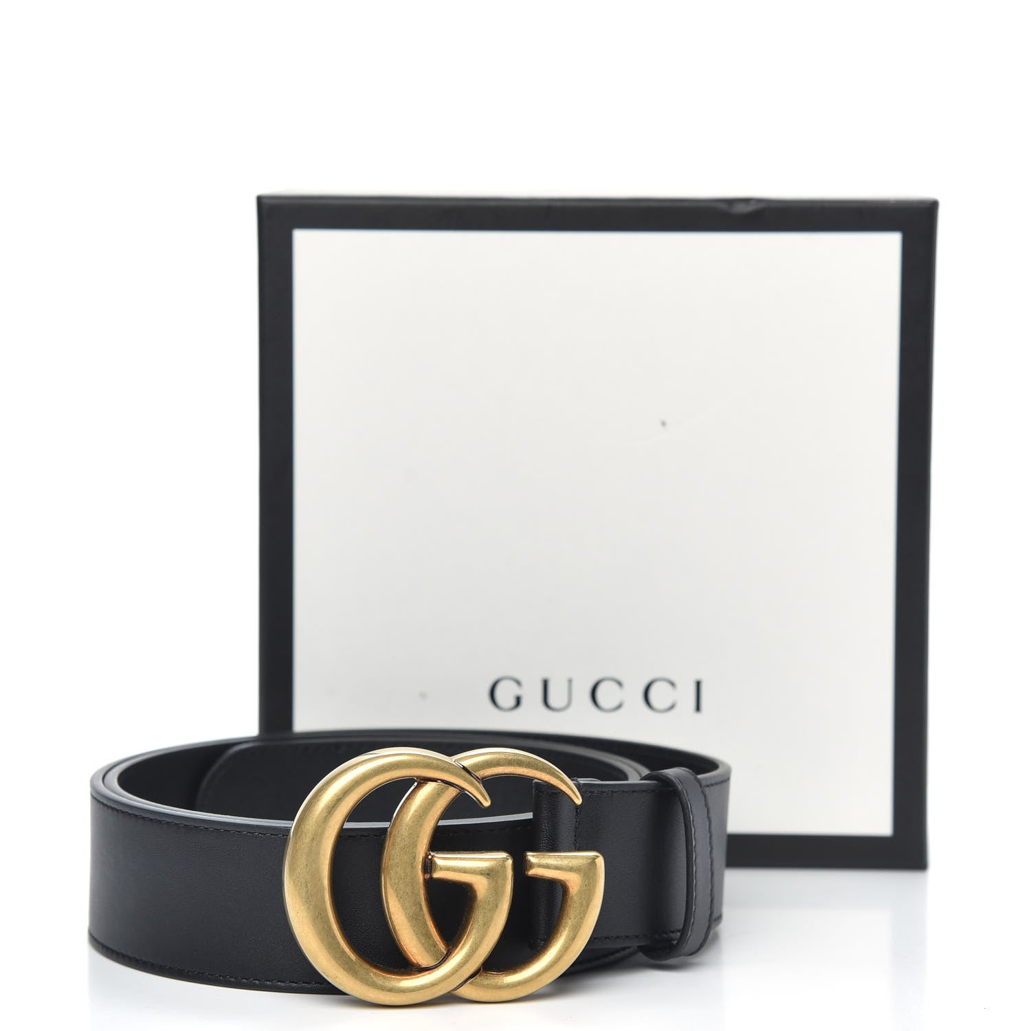 Gucci Calfskin Double G 40mm Belt 100 40 Black 5 of 5
