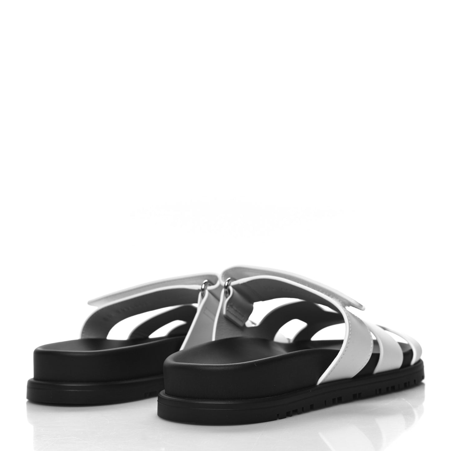 Calfskin Womens Chypre Sandals 36 White