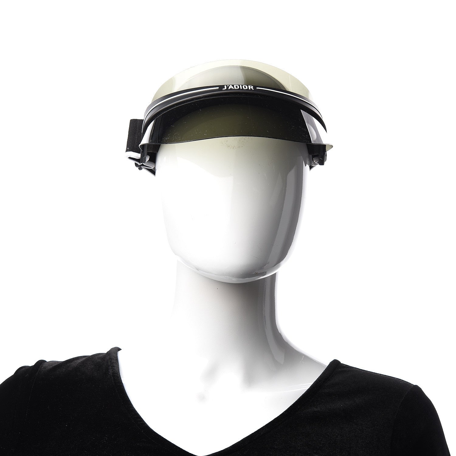 Christian Dior Mirrored DiorClub1 Sun Visor Black 2 of 7