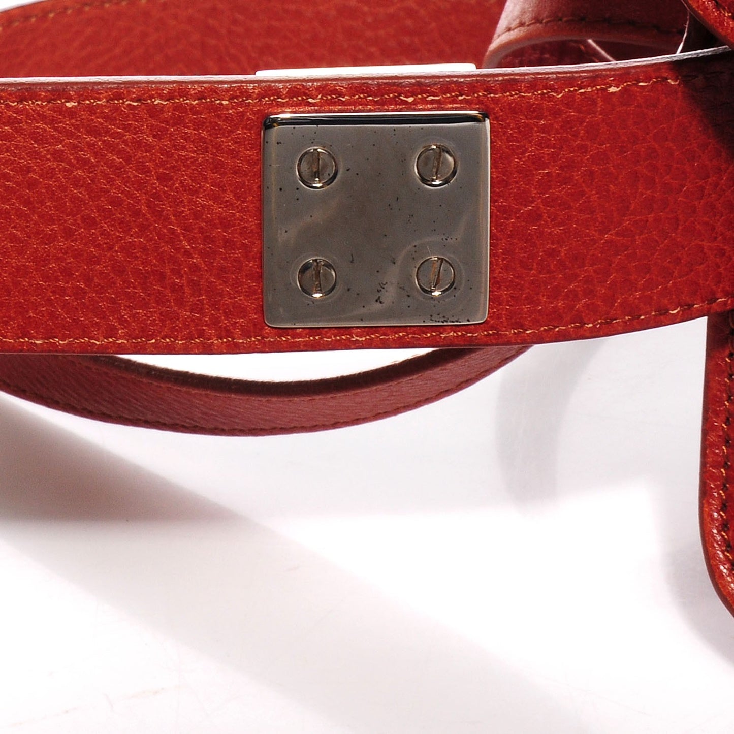 Calfskin Mini PS11 Classic Shoulder Bag Saddle