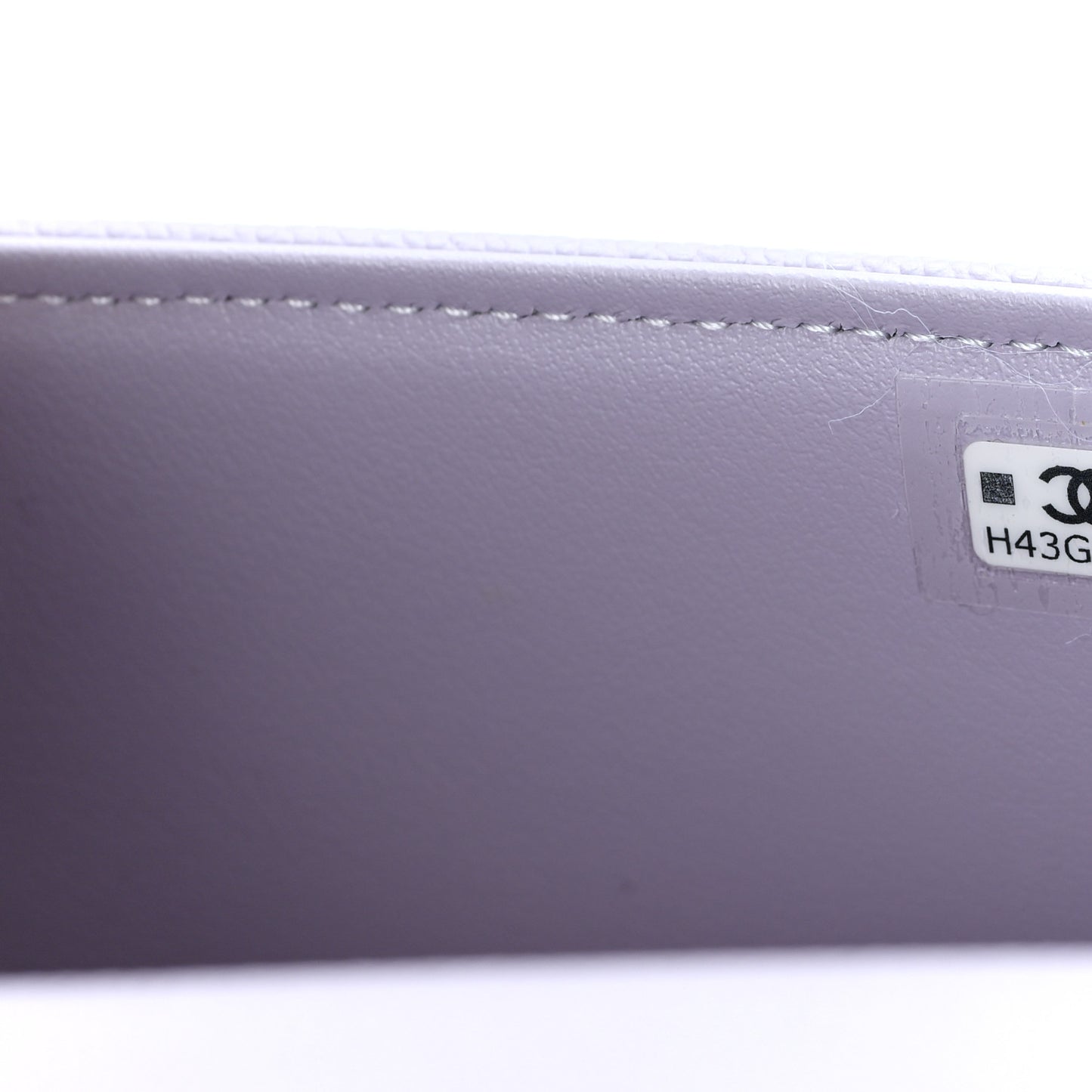 Shiny Caviar Mini Preppy Coco Shoulder Bag Purple