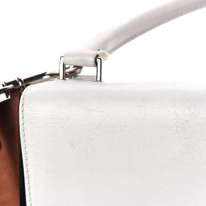 Celine Smooth Calfskin Suede Medium Tri-Color Trapeze White 7 of 18