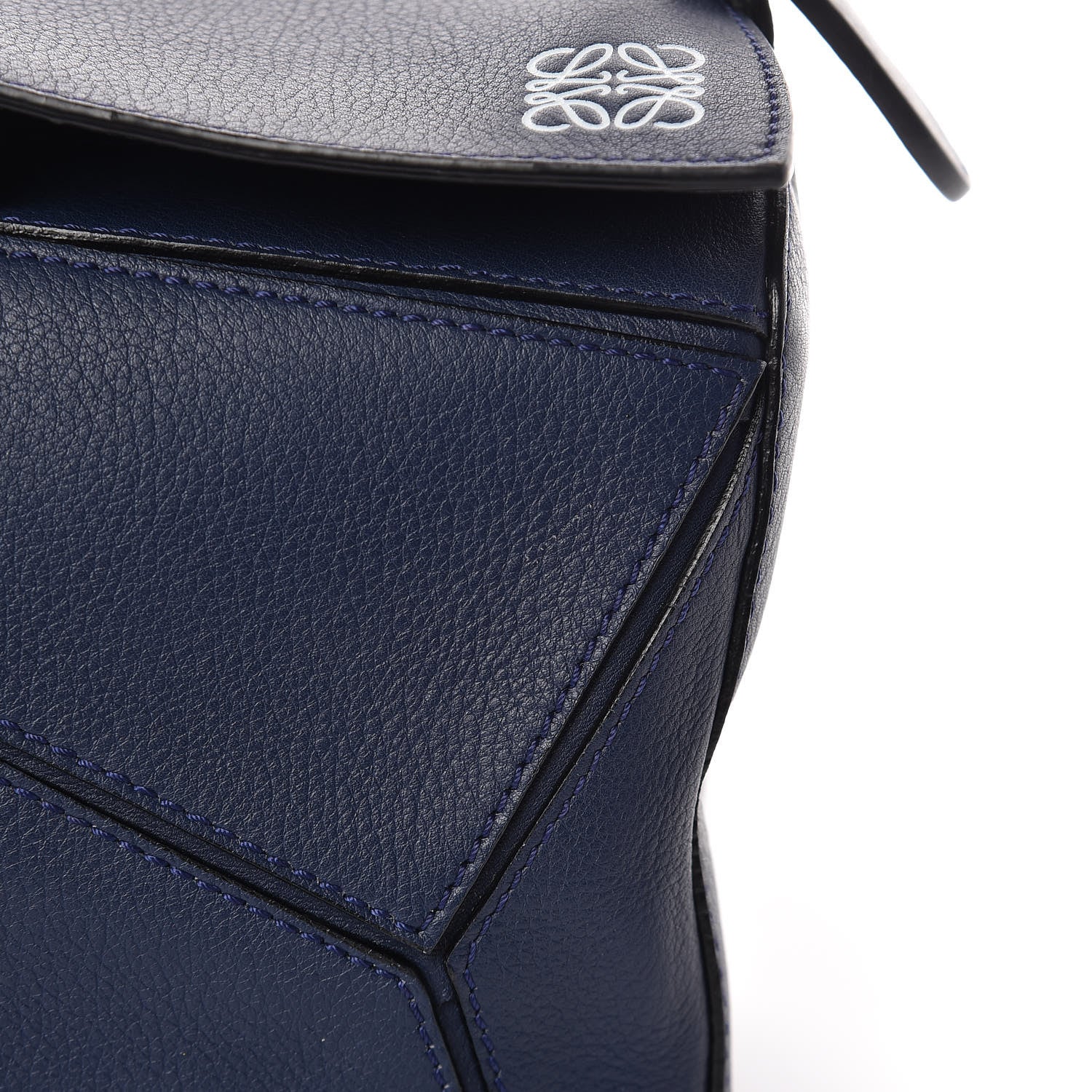 Loewe Calfskin Small Puzzle Bag Marine 8 of 11