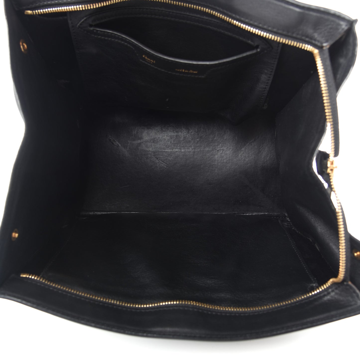 Smooth Calfskin Denim Medium Trapeze Blue