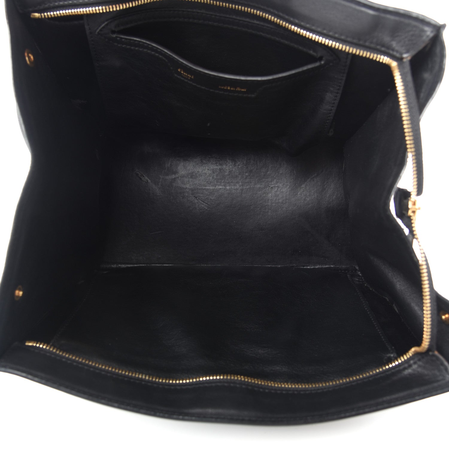 Celine Smooth Calfskin Denim Medium Trapeze Blue 5 of 12