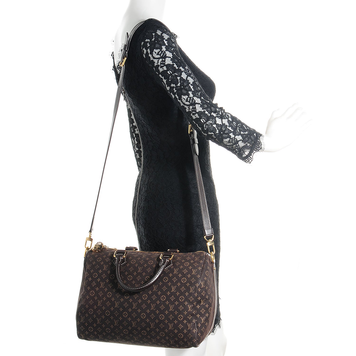 Louis Vuitton Monogram Idylle Speedy Bandouliere 30 Fusain 2 of 7