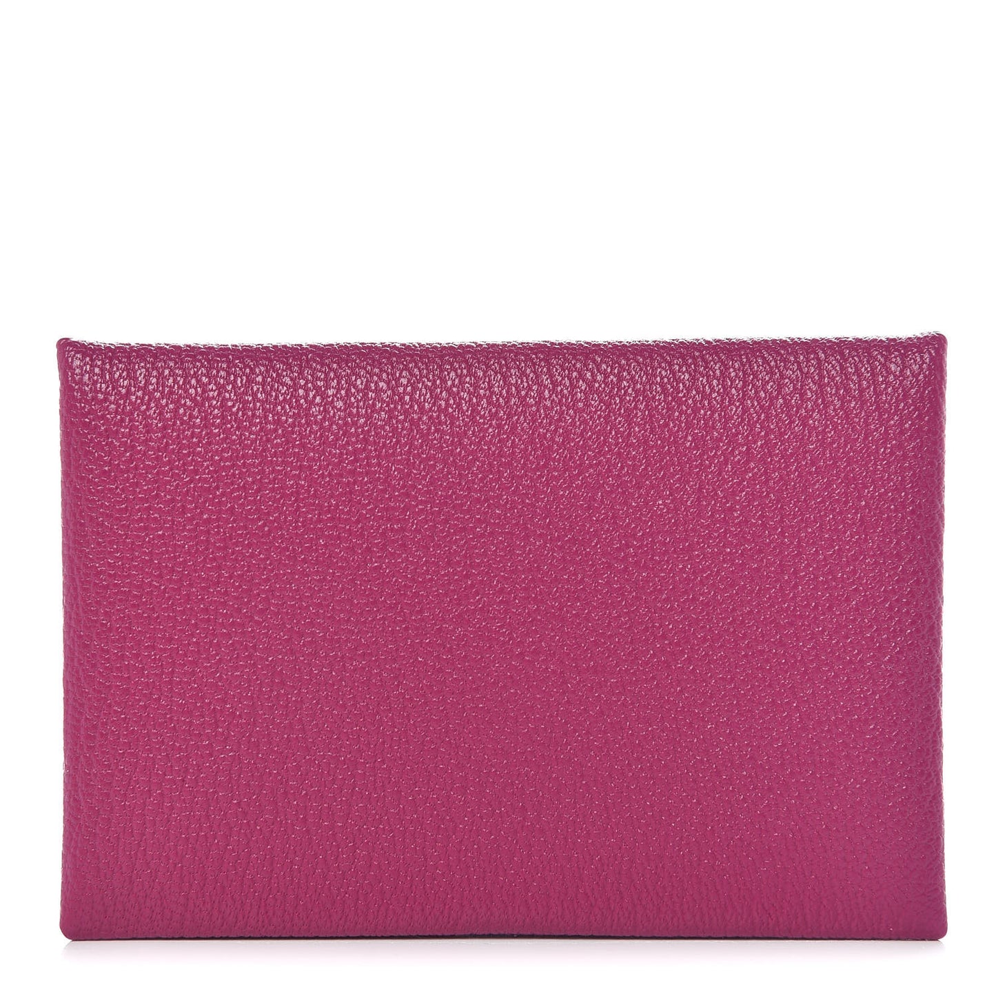 Chevre Mysore Calvi Card Case Rose Pourpre