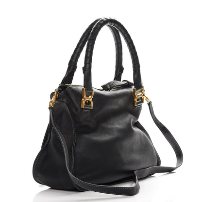 Chloe Calfskin Medium Marcie Satchel Black 4 of 11