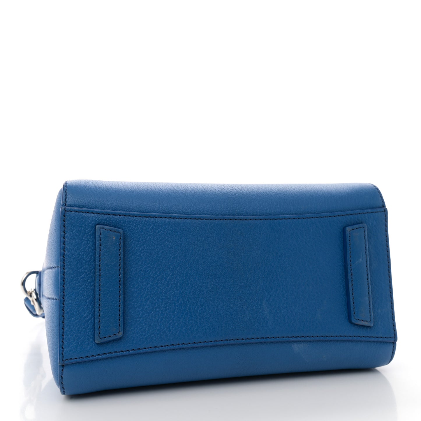 Sugar Goatskin Mini Antigona Indigo Blue