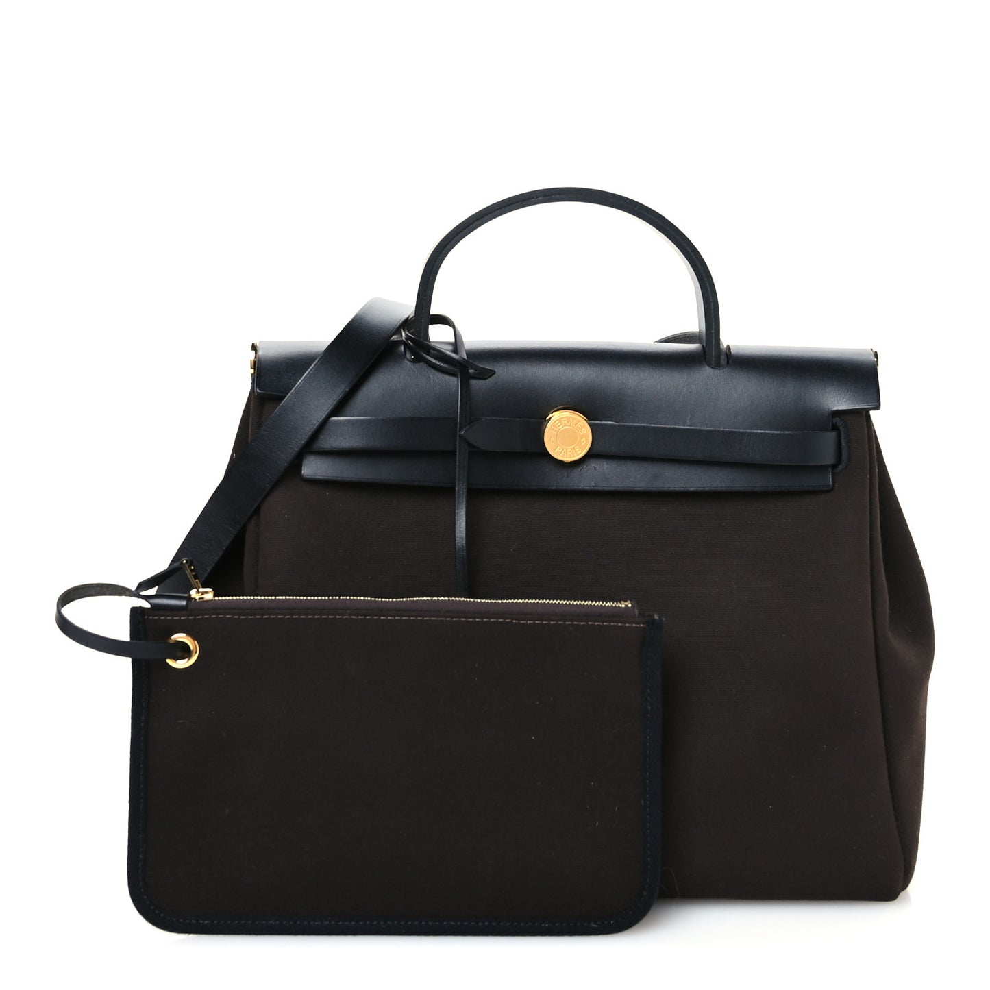 Military Toile Vache Hunter Herbag Zip Retourne 31 PM Black Ebene
