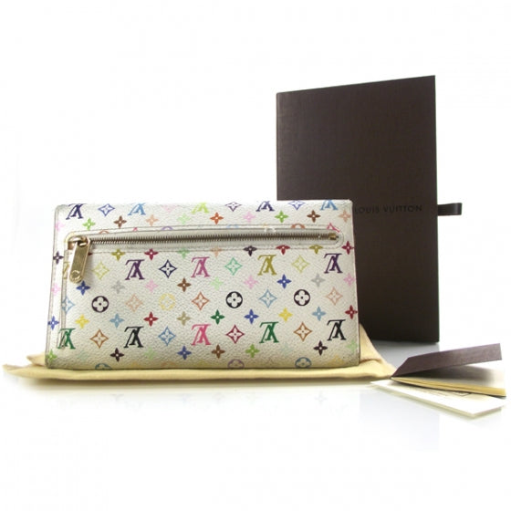 Louis Vuitton Monogram Multicolor Eugenie Wallet White 2 of 8