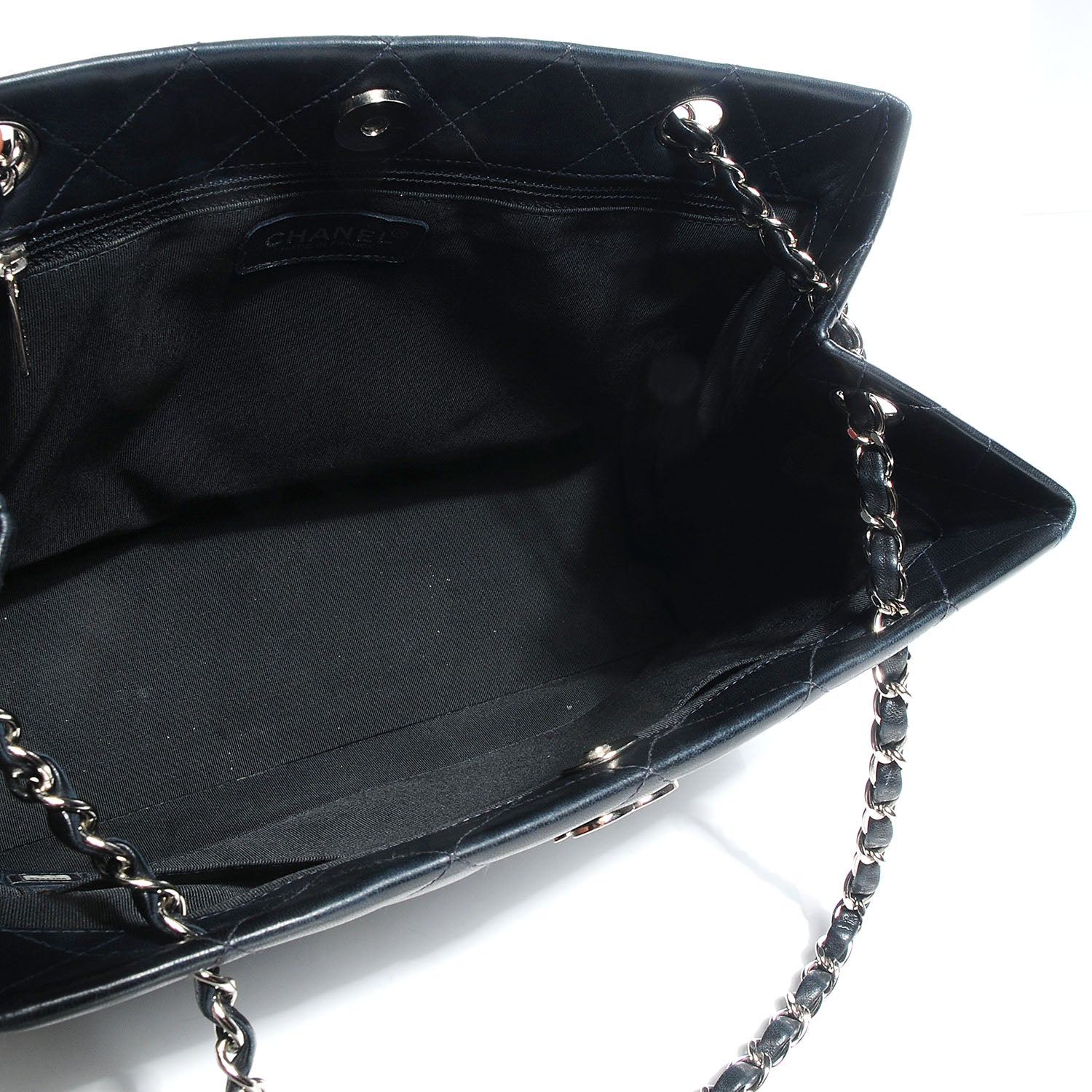 Chanel Lambskin Quilted Shoulder Bag Black 5 of 7