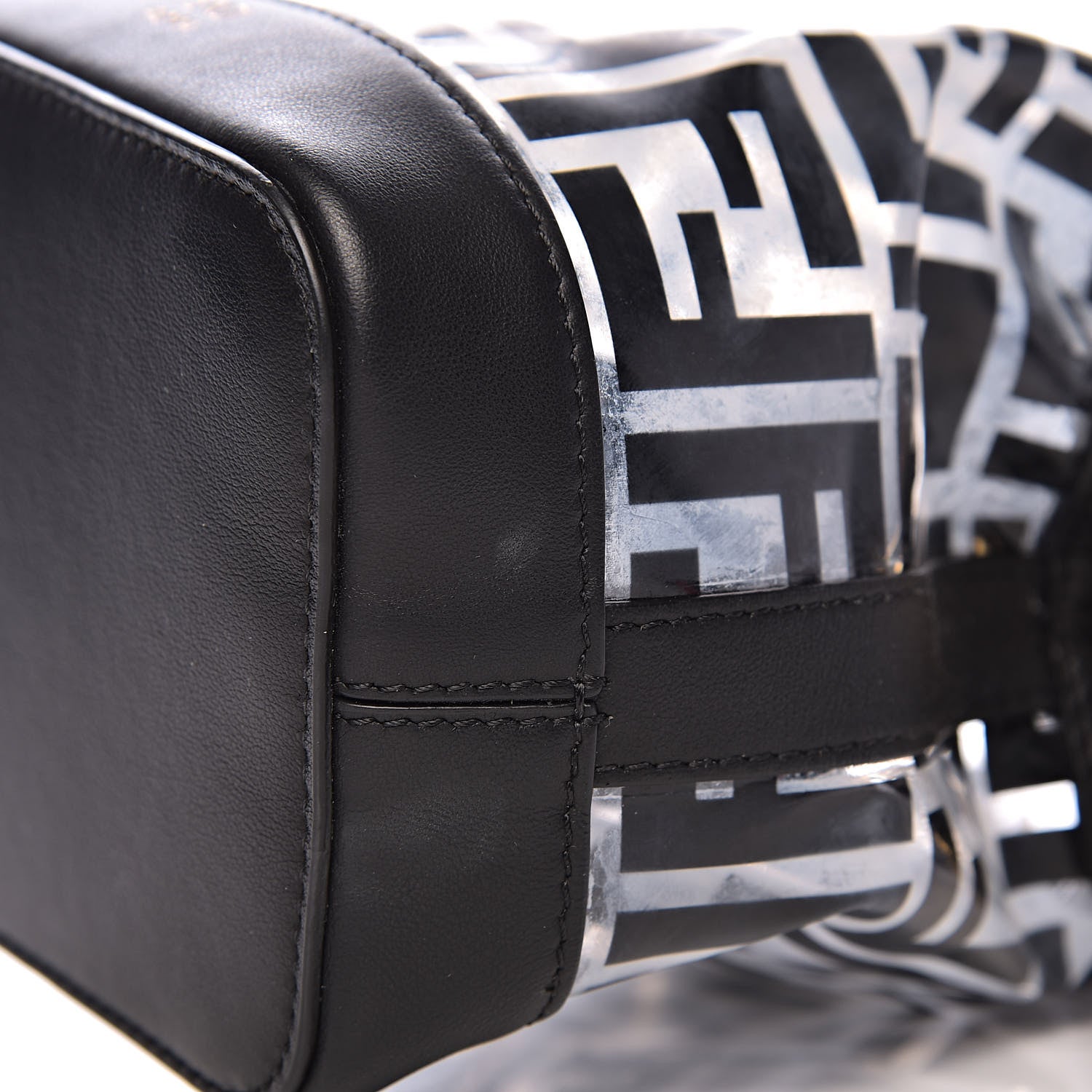 Fendi TPU FF Vitello Grace F is Fendi Mini Mon Tresor Bucket Bag Black 11 of 12