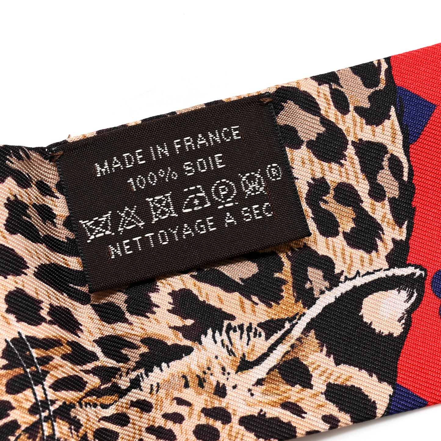 Silk Jungle Love Love Twilly Rouge Marine Fauve