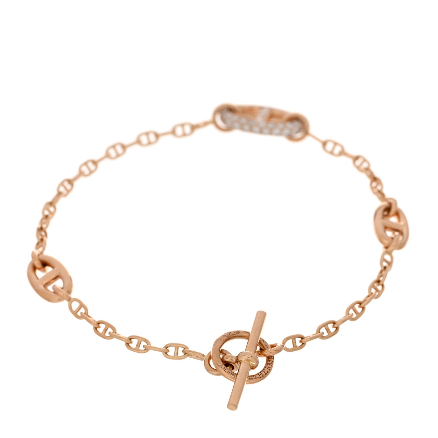 18K Rose Gold Diamond PM Farandole Bracelet SH
