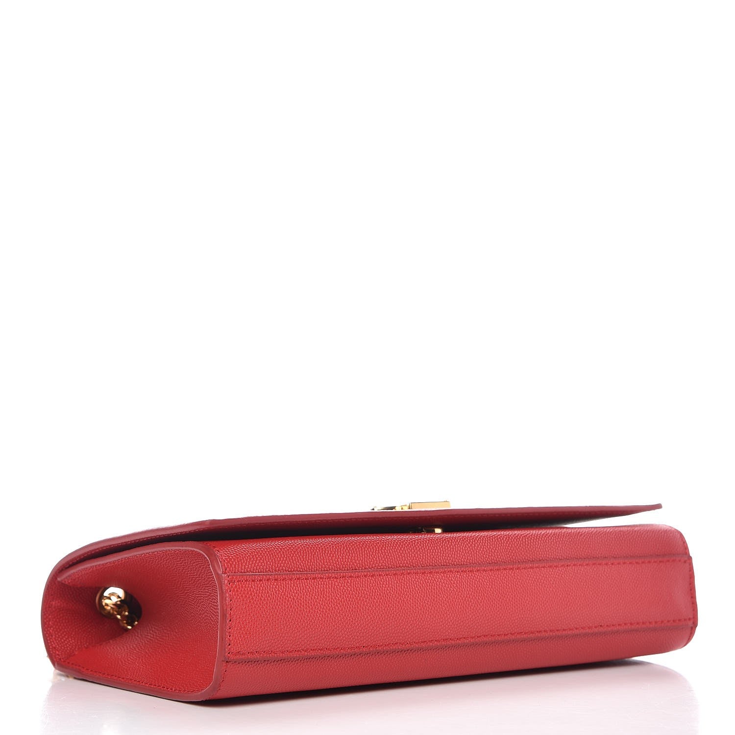 Saint Laurent Grain De Poudre Medium Monogram Kate Satchel Bandana Red 4 of 9