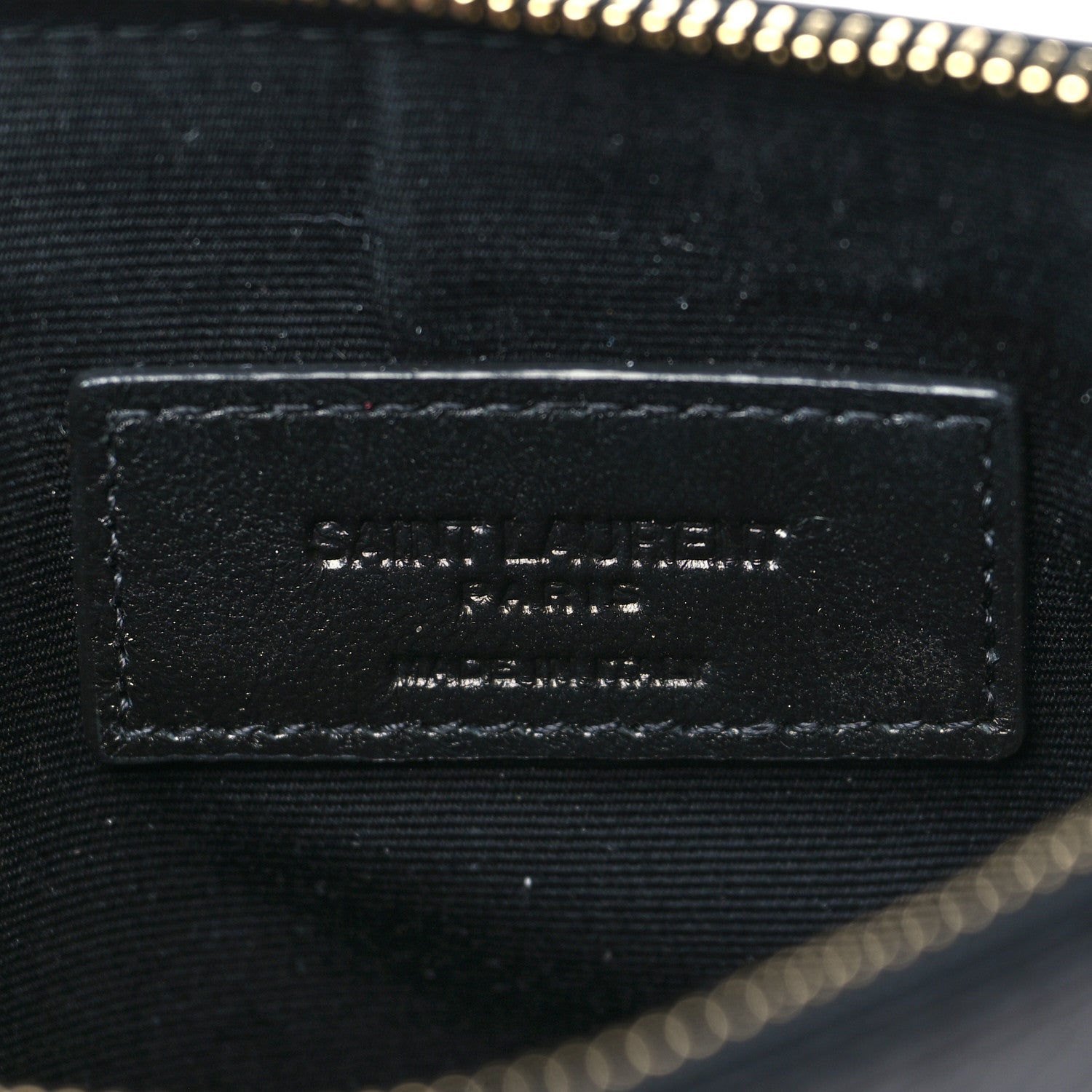 Saint Laurent Snakeskin Pouch With Chain Black 5 of 8