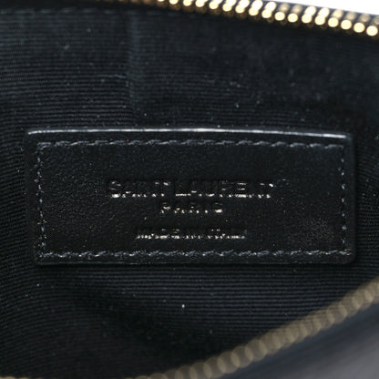 Saint Laurent Snakeskin Pouch With Chain Black 5 of 8