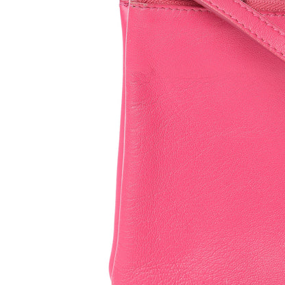 Celine Lambskin Small Trio Crossbody Bag Fluo Fuchsia 16 of 20