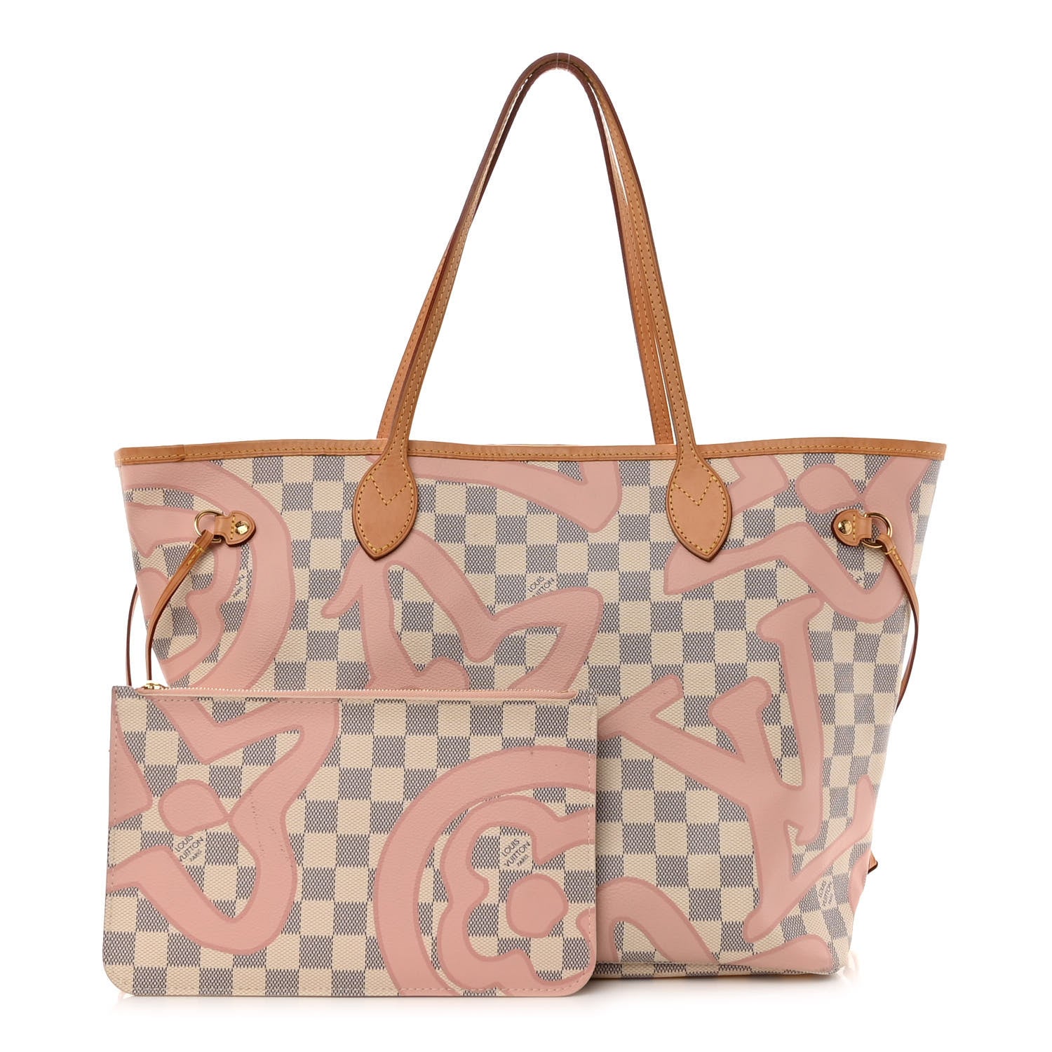 Louis Vuitton Damier Azur Tahitienne Neverfull MM 1 of 14
