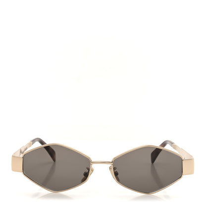 Celine Metal Triomphe 02 Sunglasses CL40254U Rose Gold Brown 2 of 7