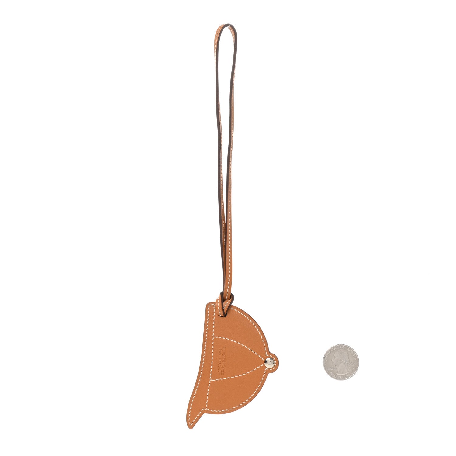 Hermes Swift Paddock Cap Bag Charm Bleu Electrique Vert Vertigo 2 of 3