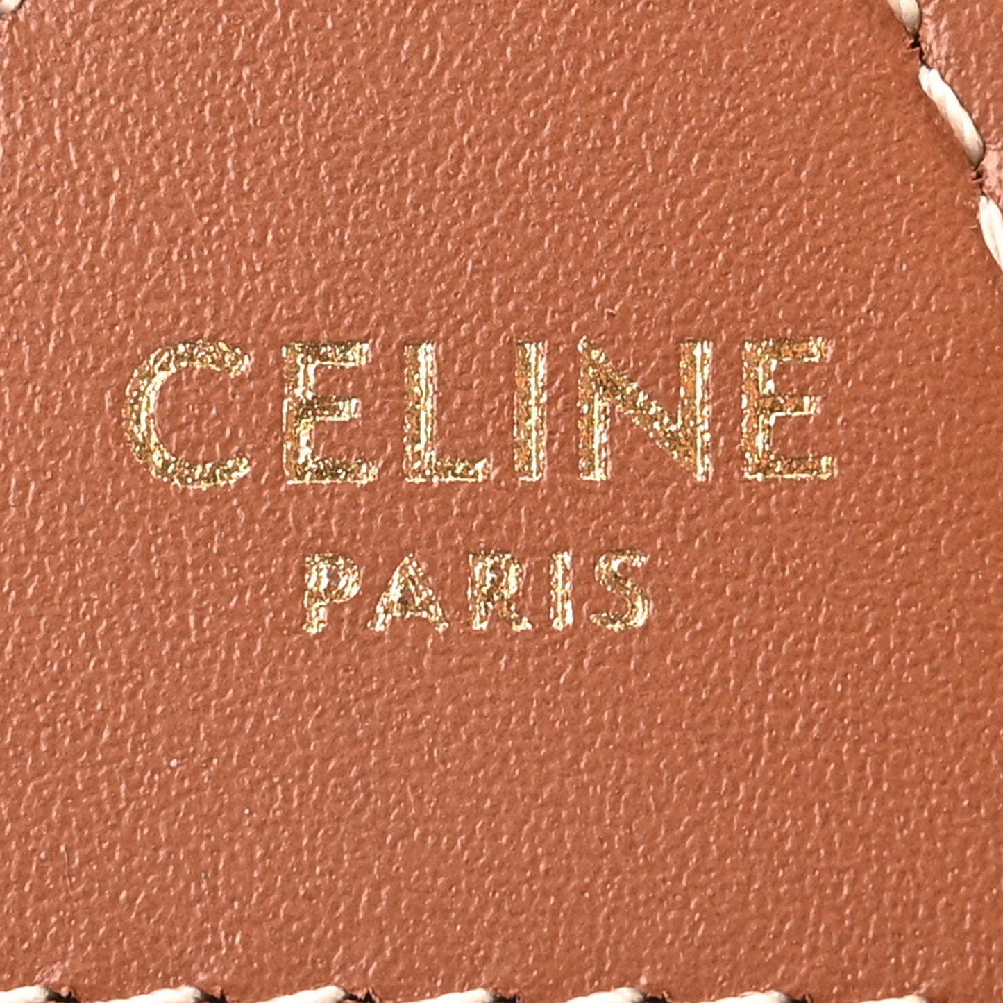 Triomphe Canvas Calfskin Mini Folco Backpack Tan