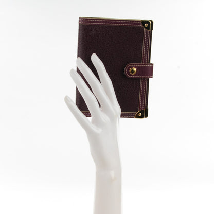 Louis Vuitton Suhali Small Ring Agenda Prune 2 of 8