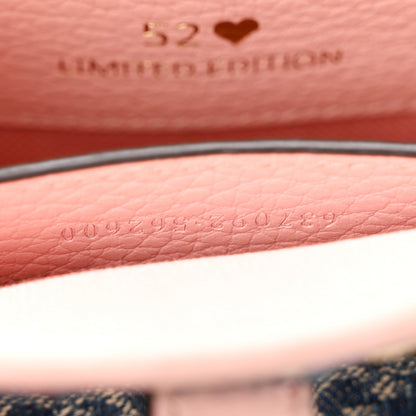 Gucci New Denim GG Monogram Calfskin Love Parade Mini Jackie 1961 Hobo Light Pink 7 of 10