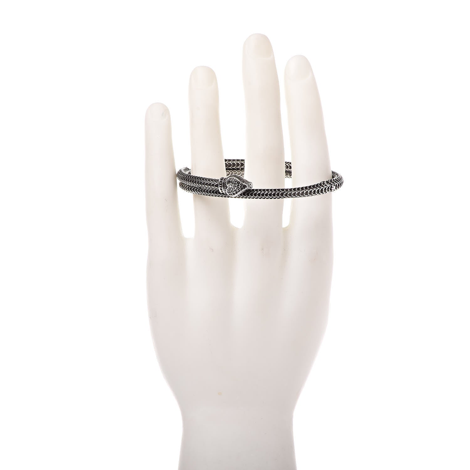 Gucci Sterling Silver Garden Snake Bracelet 2 of 5