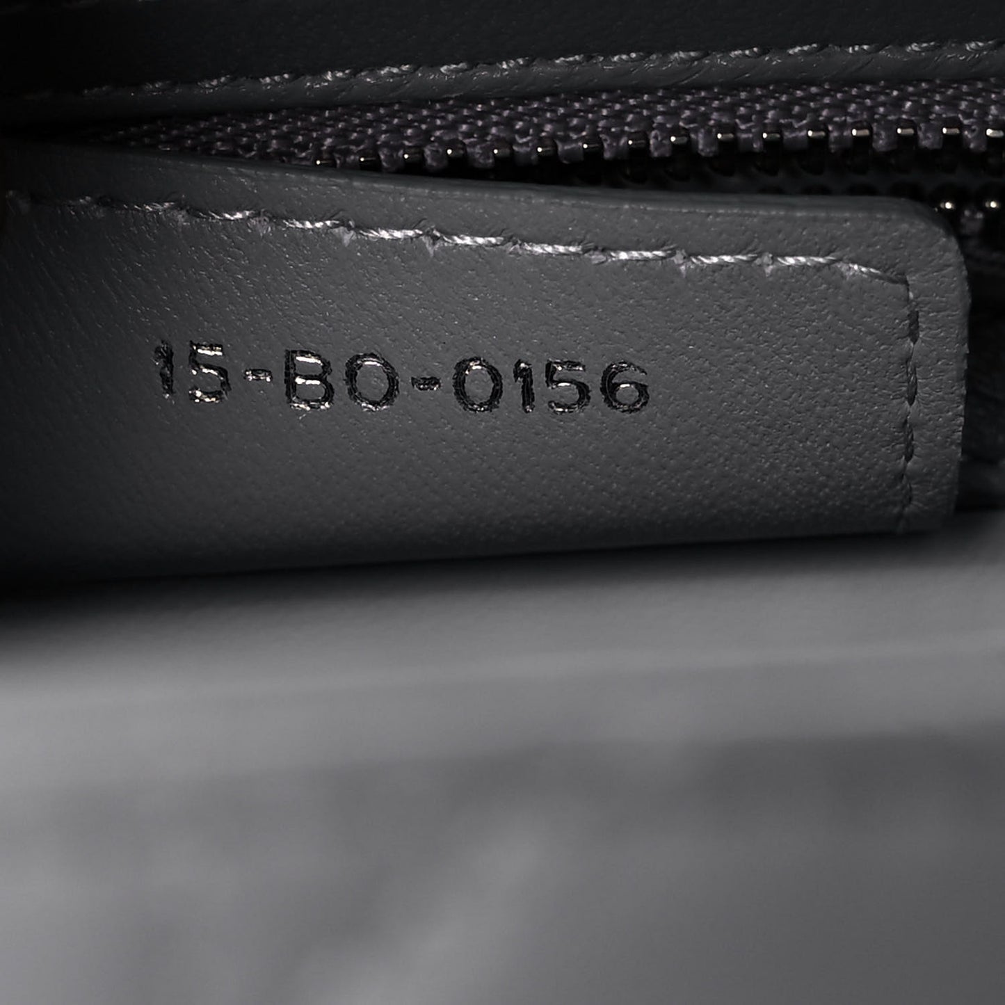 Lambskin Cannage Medium Lady Dior Crystal Strap Grey