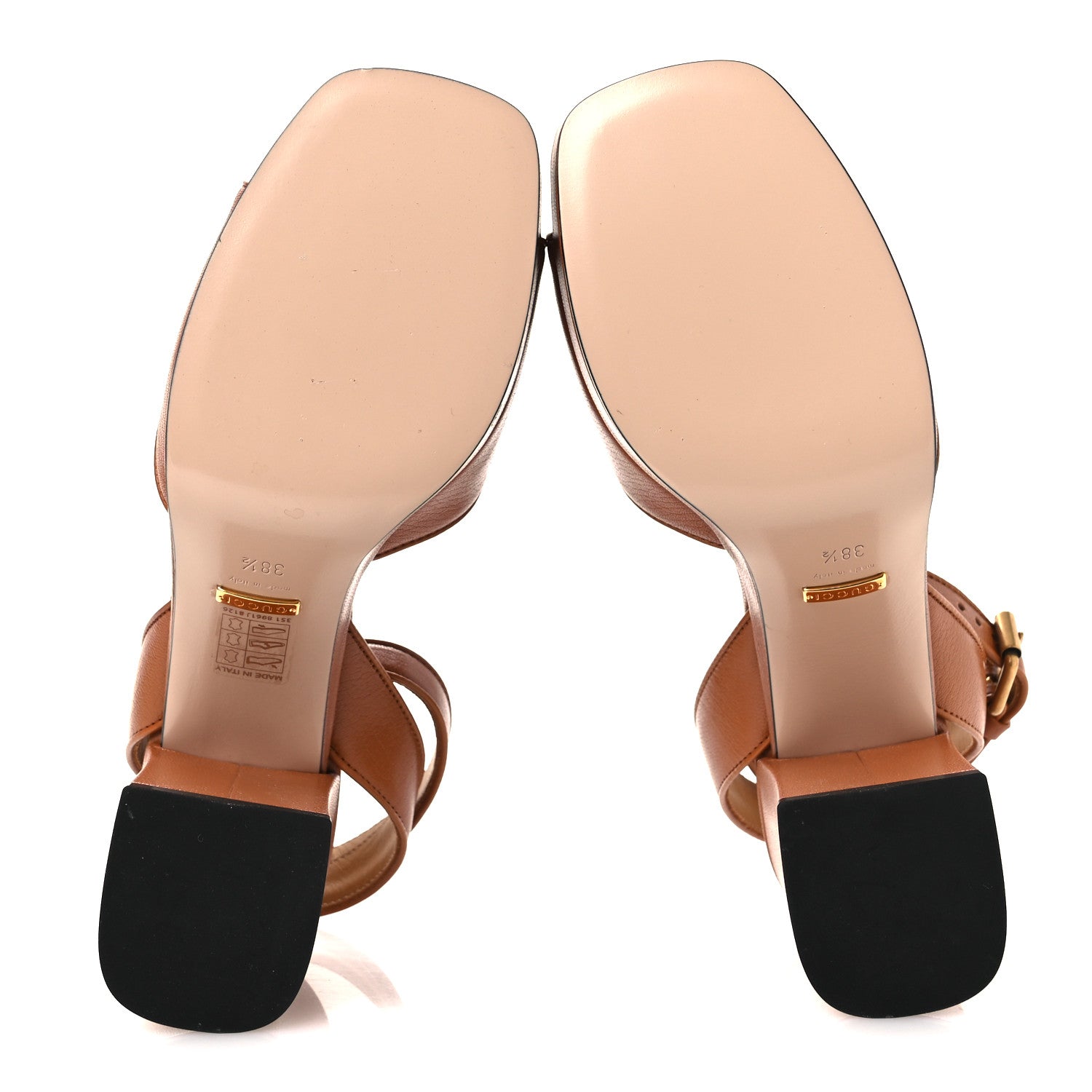 Gucci Quentin Granada Kid Horsebit 25/60mm Platform Sandals 38.5 Harness Brown 7 of 11