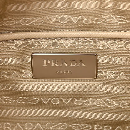 Prada Re-Nylon Vela Saffiano Pocket Double Buckle Messenger Shoulder Bag Deserto 6 of 11
