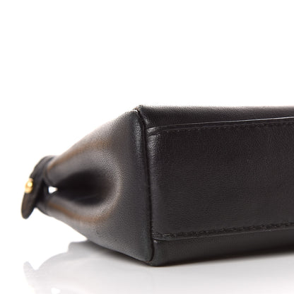 Fendi Nappa Micro Peekaboo Iconic Satchel Black 5 of 9