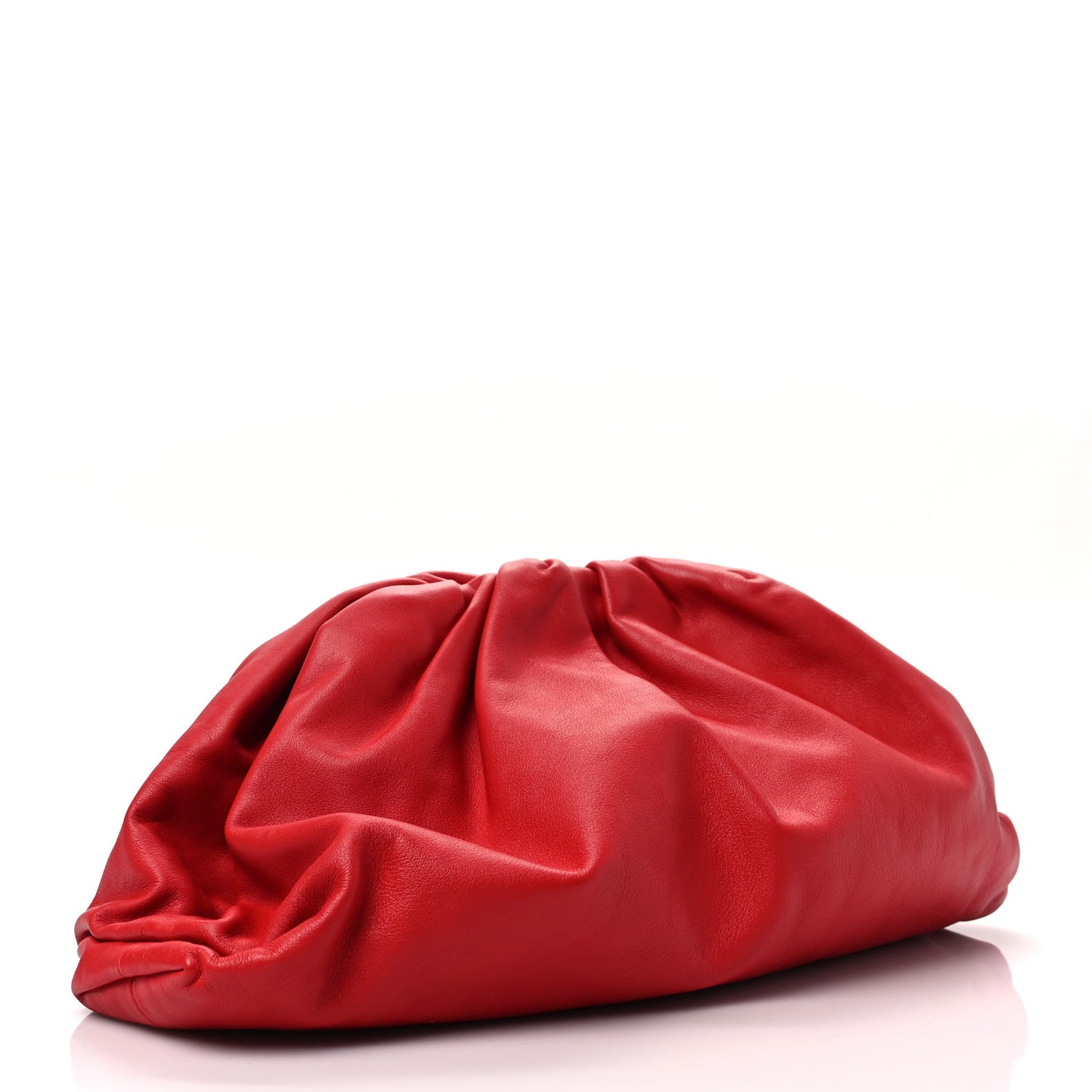 Smooth Butter Calf The Pouch Oversized Clutch Nail Polish