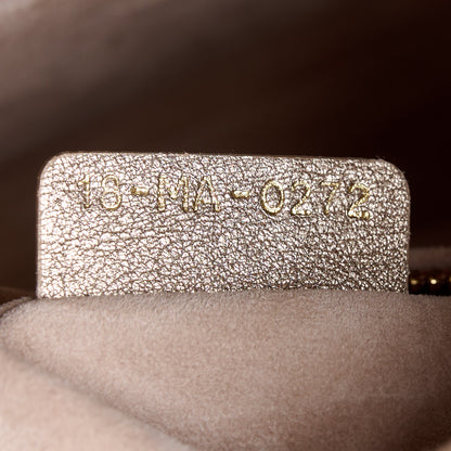 Christian Dior Metallic Lambskin Cannage Small My ABCDior Lady Dior Gold 7 of 10