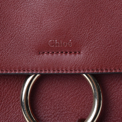 Chloe Calfskin Small Faye Day Shoulder Bag Sienna Red 6 of 9
