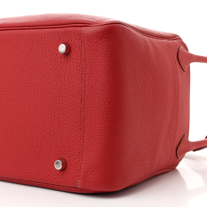 Hermes Taurillon Clemence Lindy 34 Rouge Garance 10 of 10