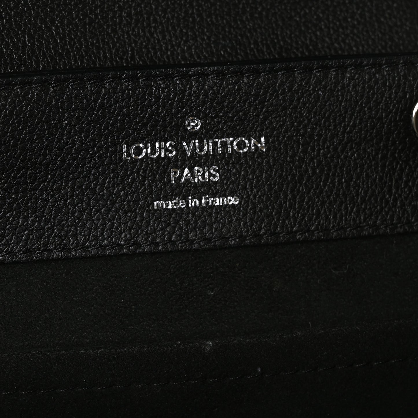 Calfskin Lockme Backpack Black