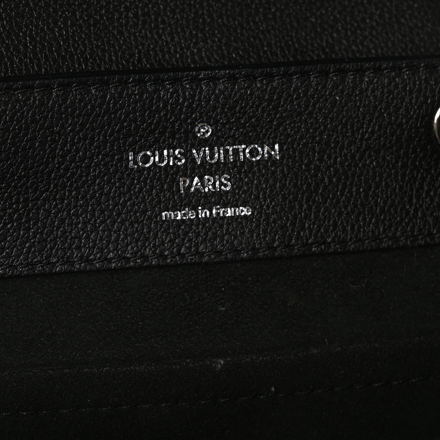 Louis Vuitton Calfskin Lockme Backpack Black 6 of 6