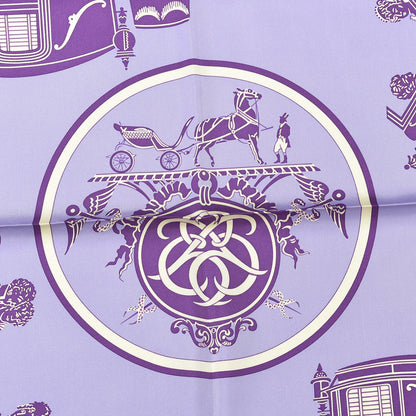 Hermes Silk Ex Libris Scarf 90 2 of 5