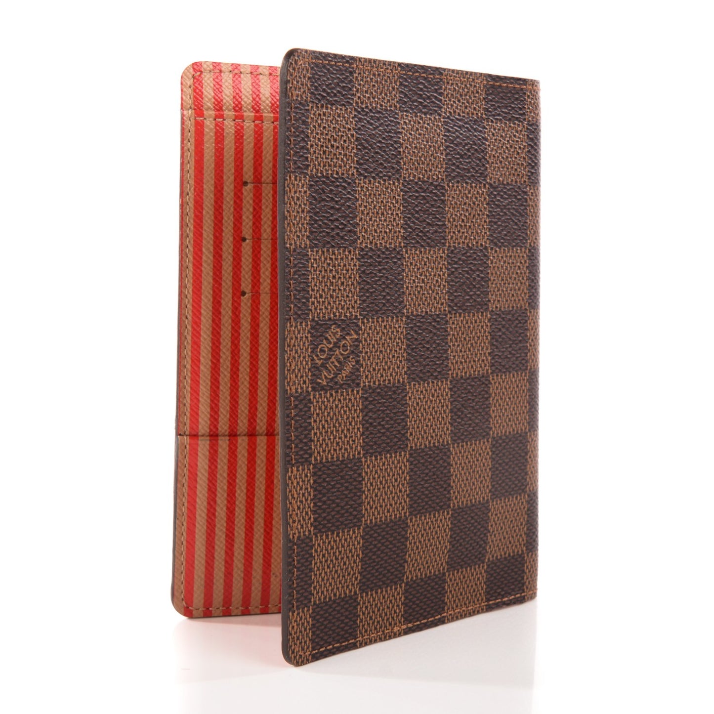 Damier Ebene Trunks and Locks Passport Cover