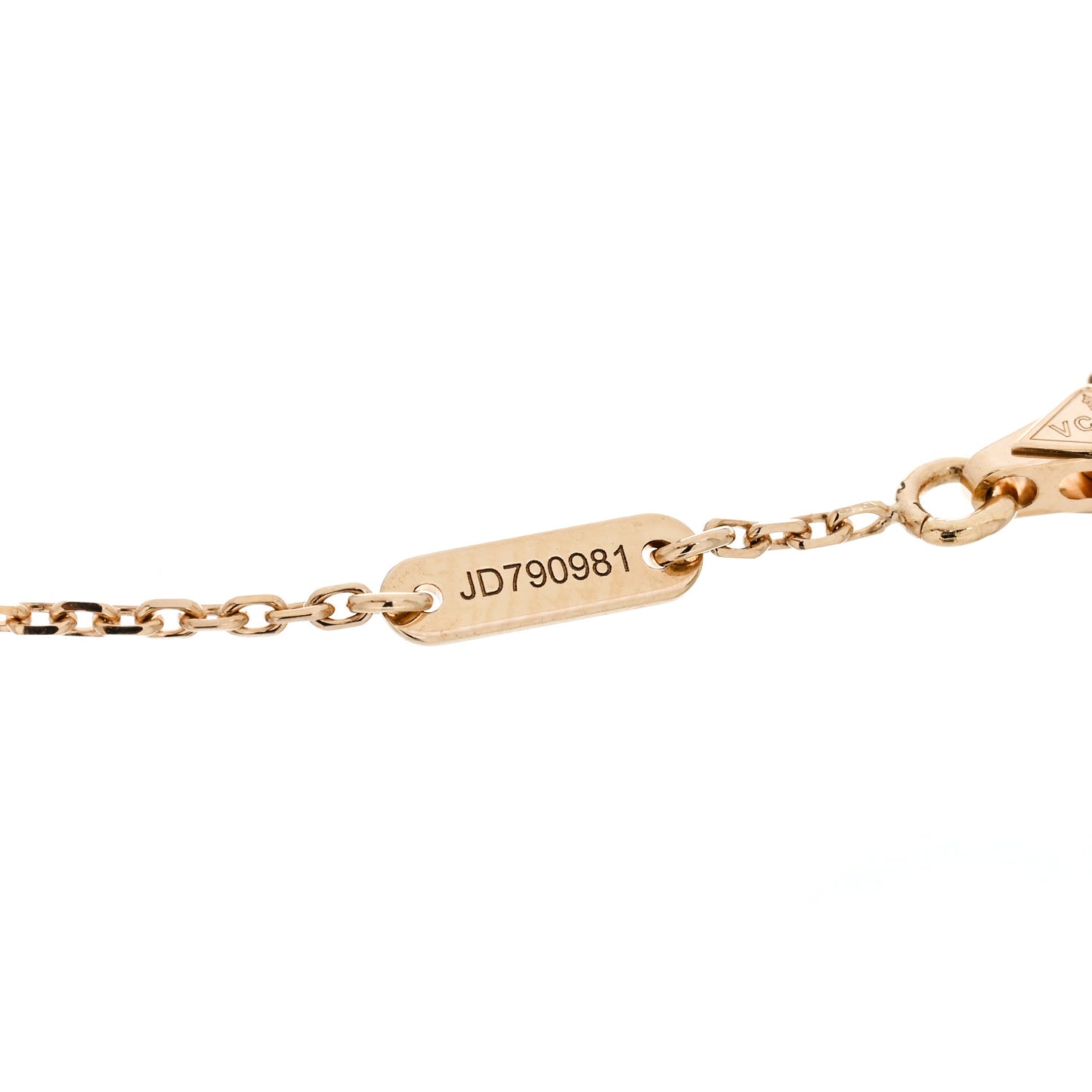 18K Yellow Gold Mother of Pearl Sweet Alhambra Bracelet