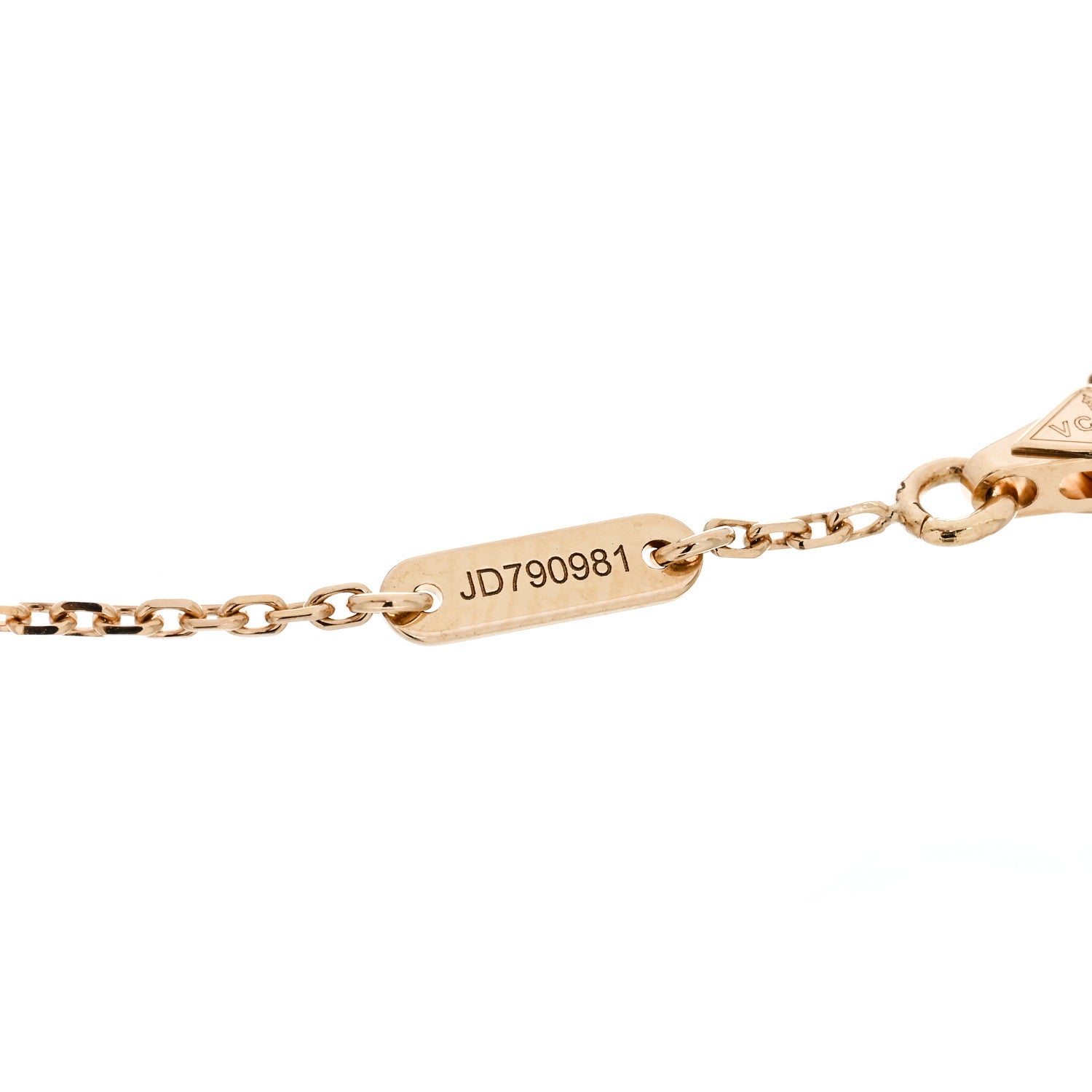 Van Cleef & Arpels 18K Yellow Gold Mother of Pearl Sweet Alhambra Bracelet 4 of 5