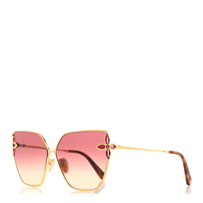 Louis Vuitton Metal Petal Sunglasses Z1628U Gradient Pink Monogram 1 of 7